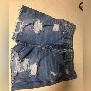 American eagle denim shorts